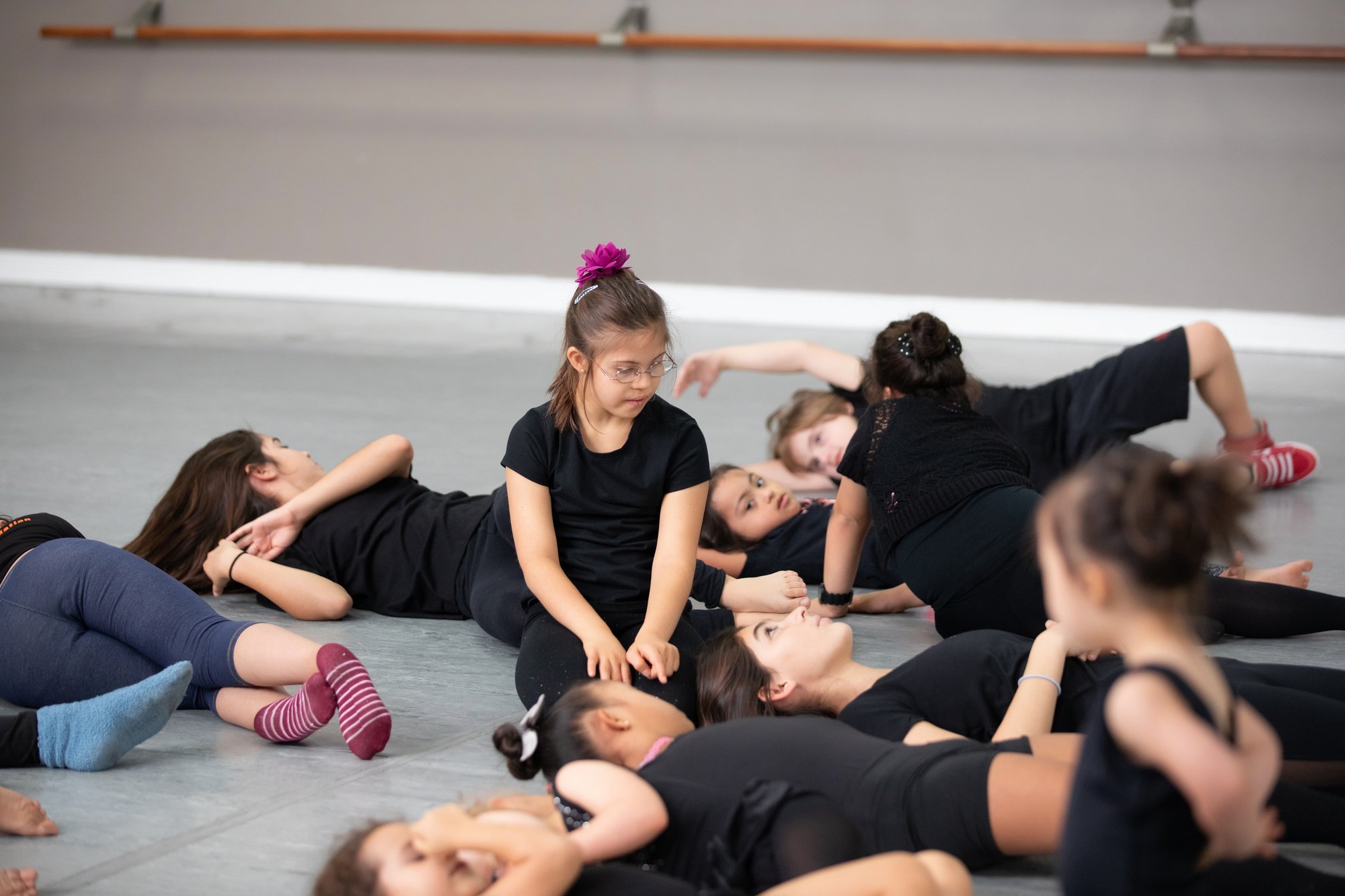 Kids Down Syndrome dance studio class therapy